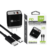 2 In 1 Wall Charger With Iphone Cable - tommys supplies